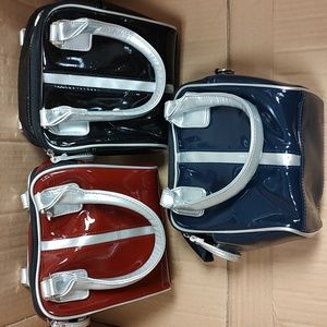 NWOT Mini Padded Zipper Bags Black